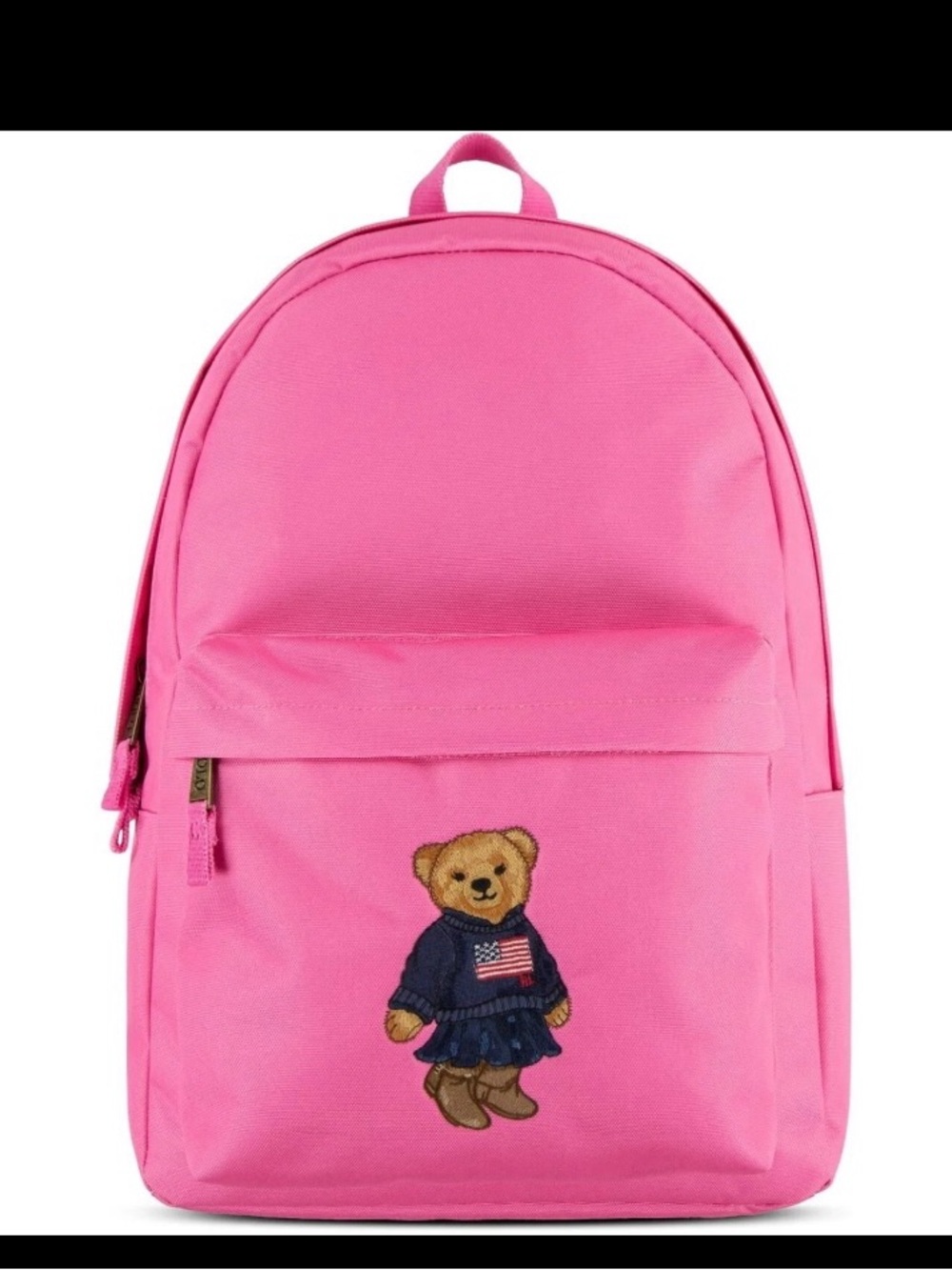Polo by Ralph Lauren Pink Teddy Bear Backpack